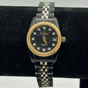 Vintage Black & Gold Benrus Watch